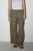 Linen Ease Trouser - Pine Check sold by Social Studies Shop