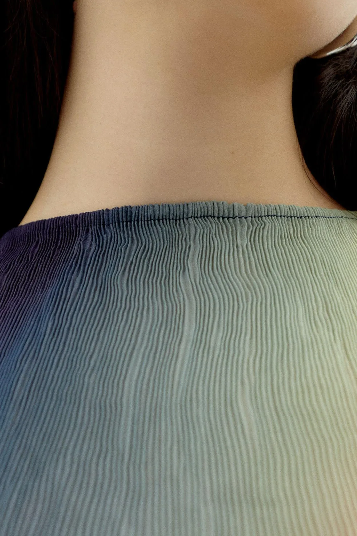 Red Bookeh Dora Pleated Top - Multicolor sold by Social Studies Shop product image thumbnail 4