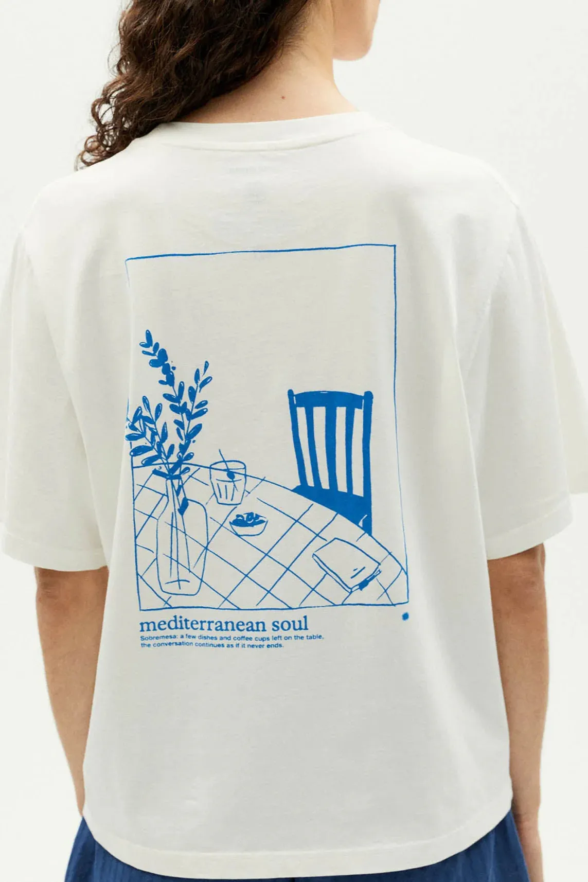 Sobremesa Lucia Tee - White sold by Social Studies Shop