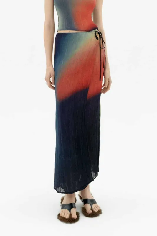 Red Bookeh Pauline Skirt - Multicolor sold by Social Studies Shop