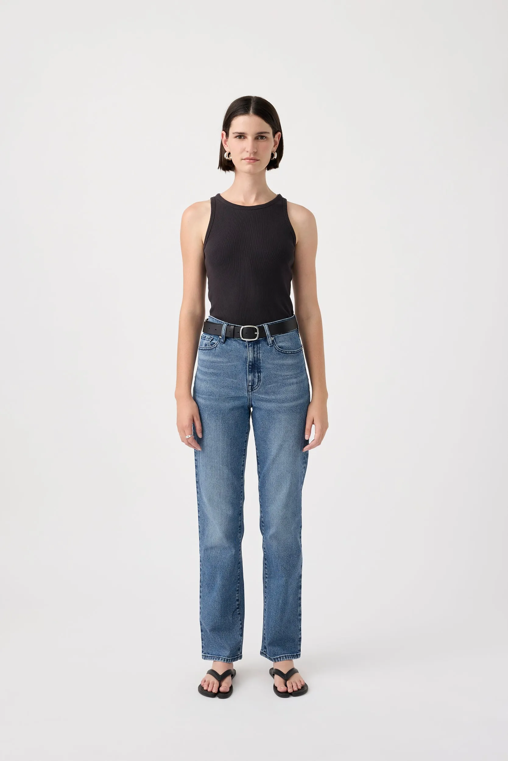 Zoe High Straight Jean - Twilight sold by Social Studies Shop