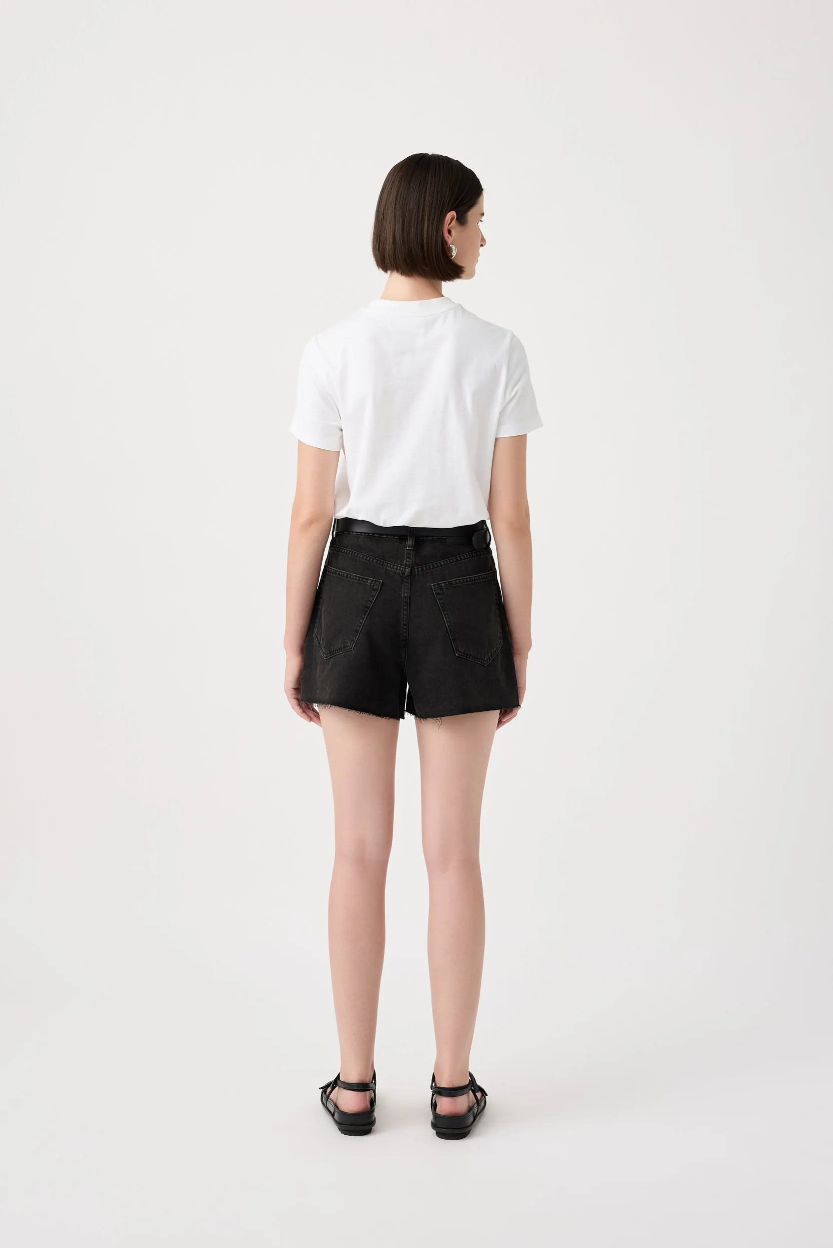Annie High Classic Short - Aged Black sold by Social Studies Shop product image thumbnail 4