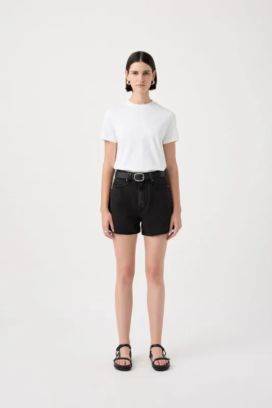 Annie High Classic Short - Aged Black sold by Social Studies Shop