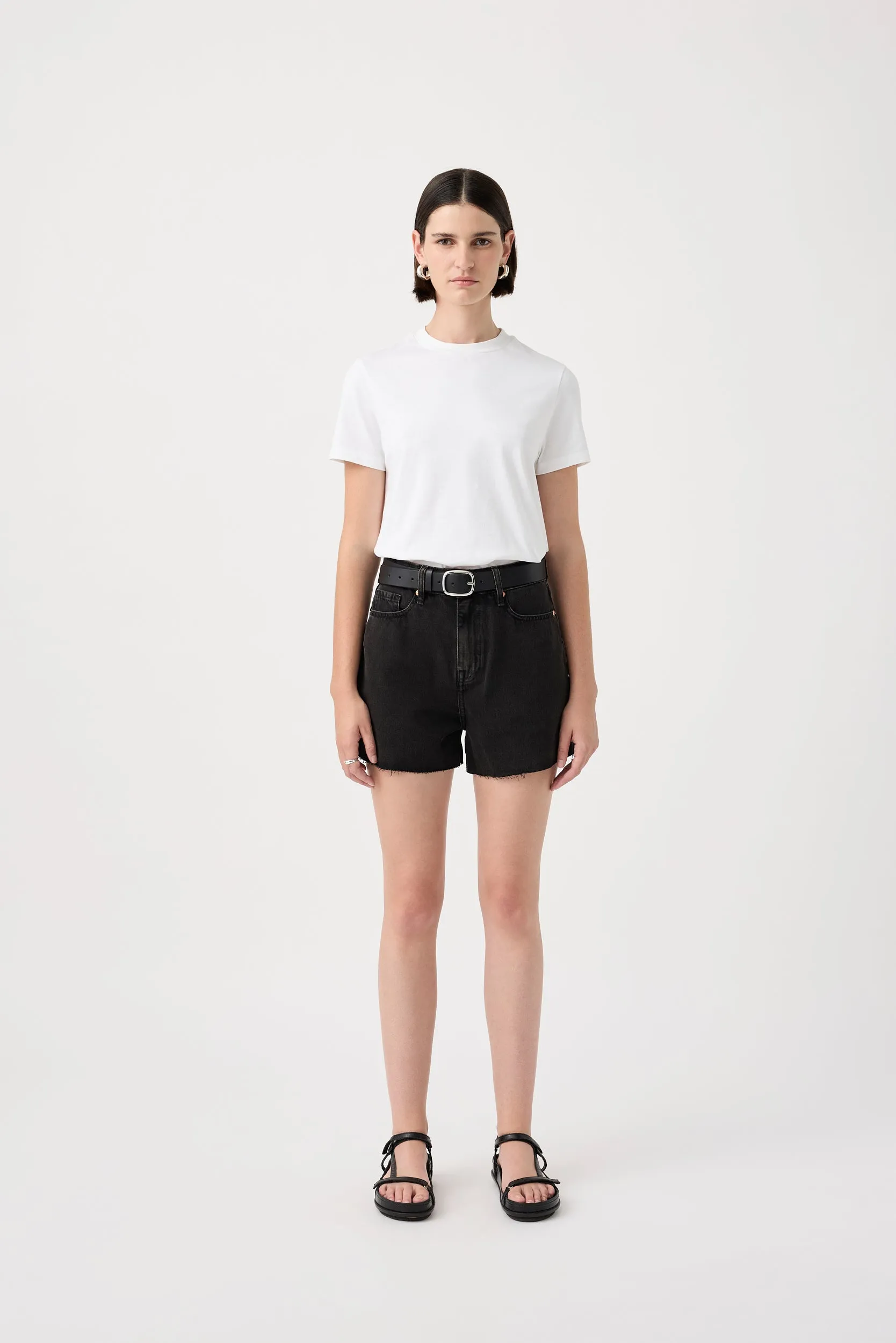 Annie High Classic Short - Aged Black sold by Social Studies Shop