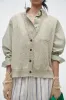 Flecked Cotton Waistcoat - Natural sold by Social Studies Shop