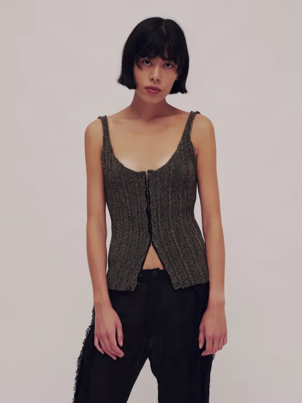 Remix Tank - Dark Grey Multi sold by Social Studies Shop