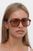 Delphine Sunglasses - Chestnut sold by Social Studies Shop
