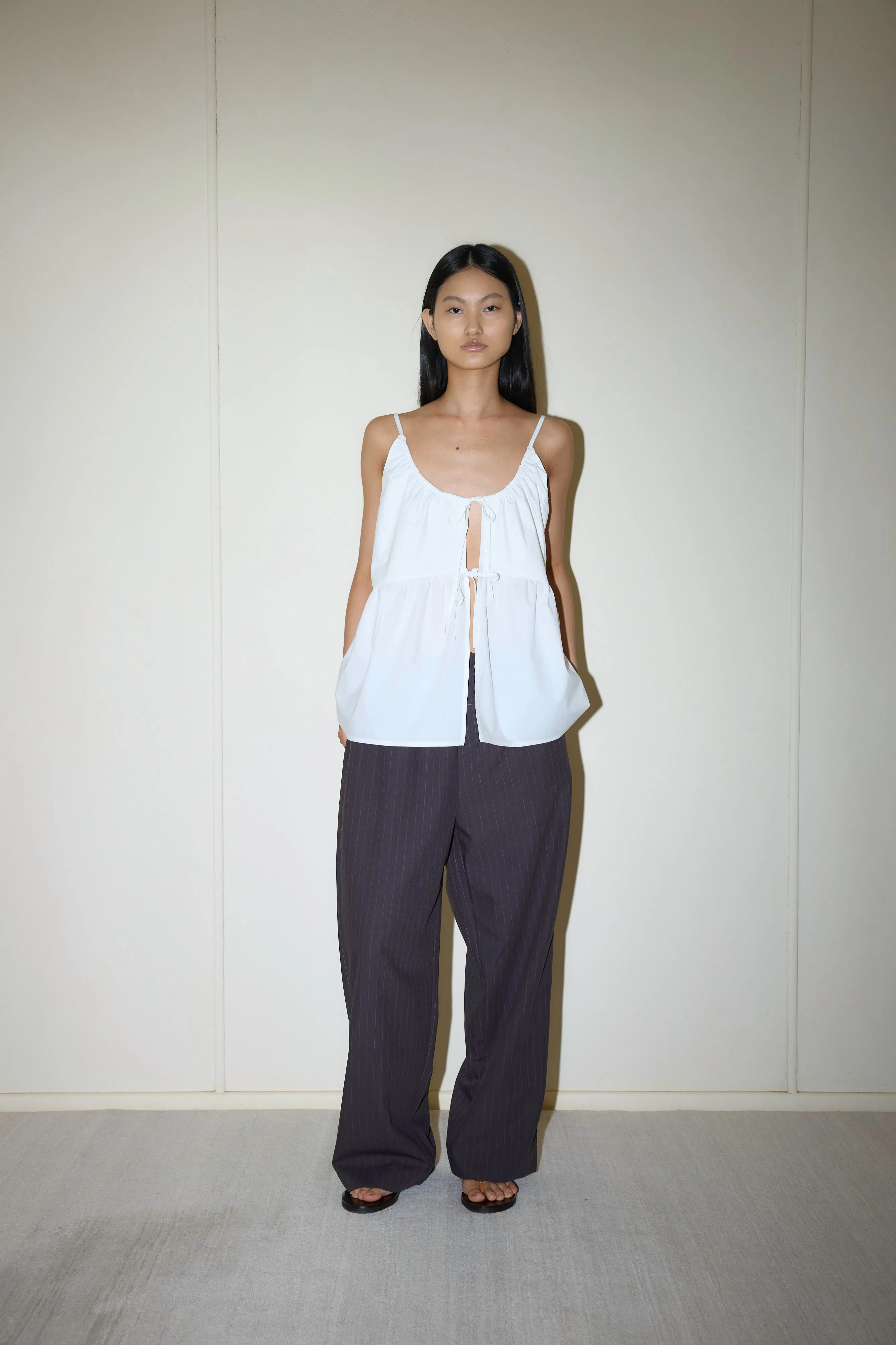 Double Tie Top - White sold by Social Studies Shop product image thumbnail 2