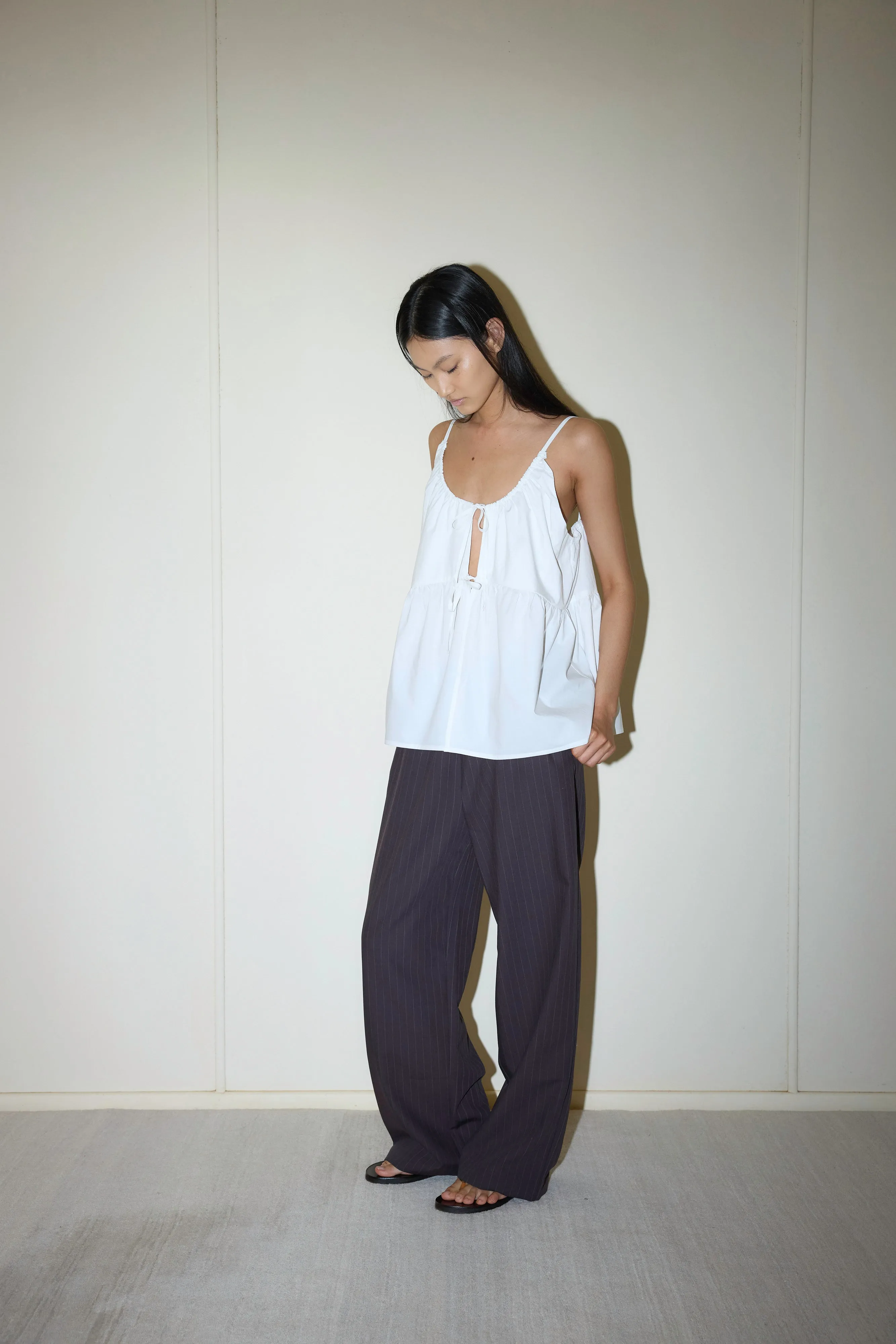 Double Tie Top - White sold by Social Studies Shop product image thumbnail 3