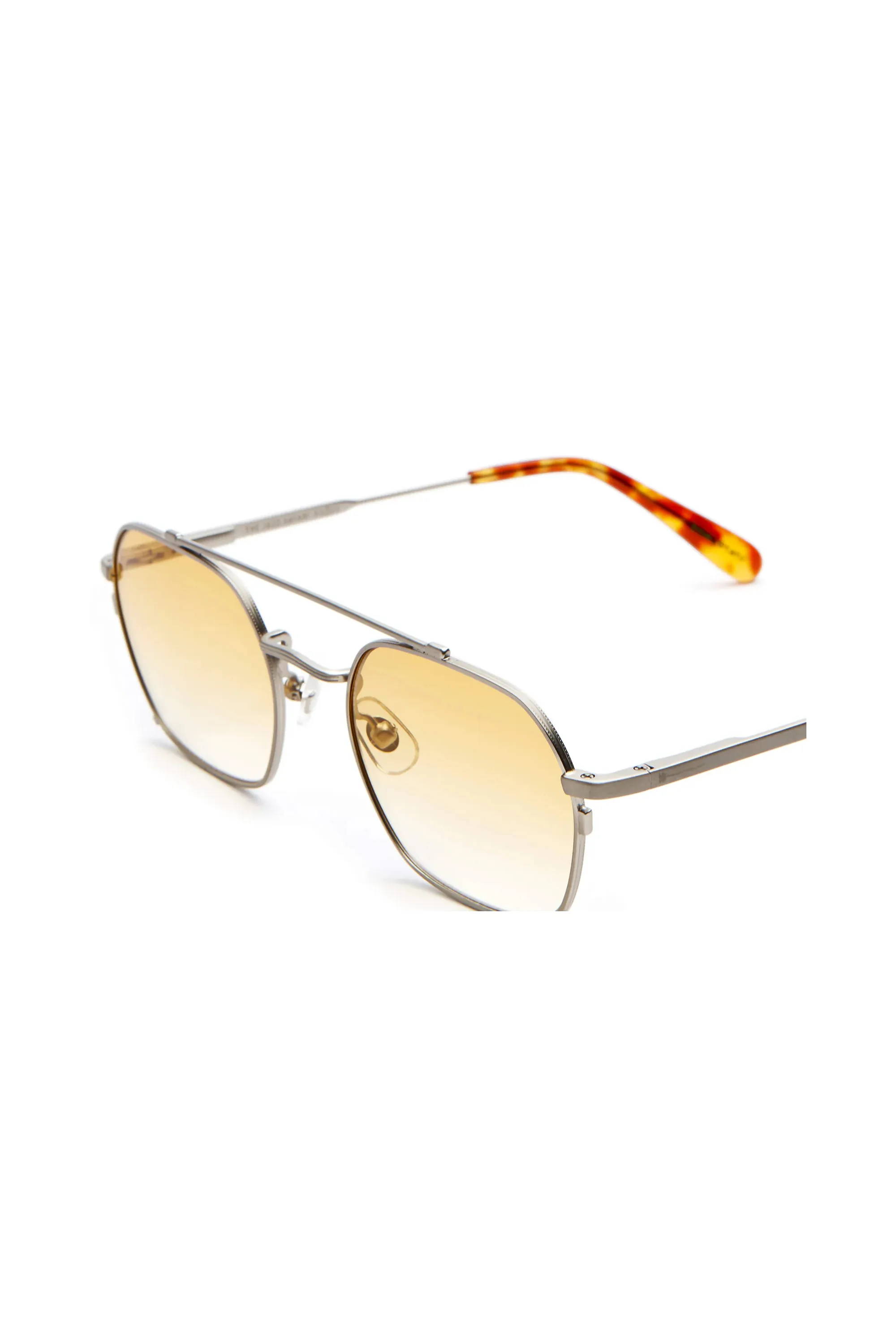 The Jazz Safari - Brushed Silver Frame & Honey Gradient Lens sold by Social Studies Shop product image thumbnail 4