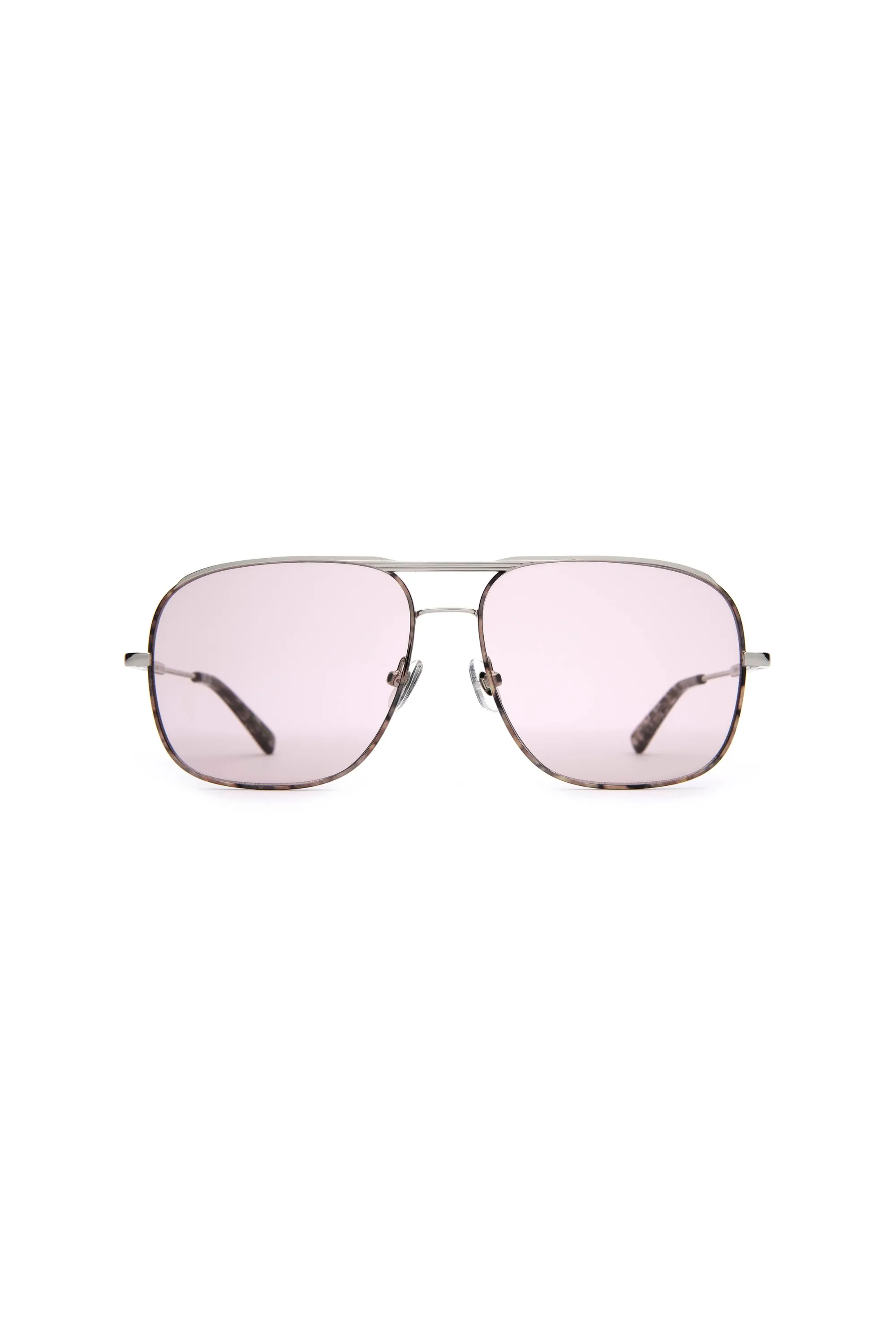 The Glass Bubble - Polished Silver Frame & Lilac Wash Lens sold by Social Studies Shop