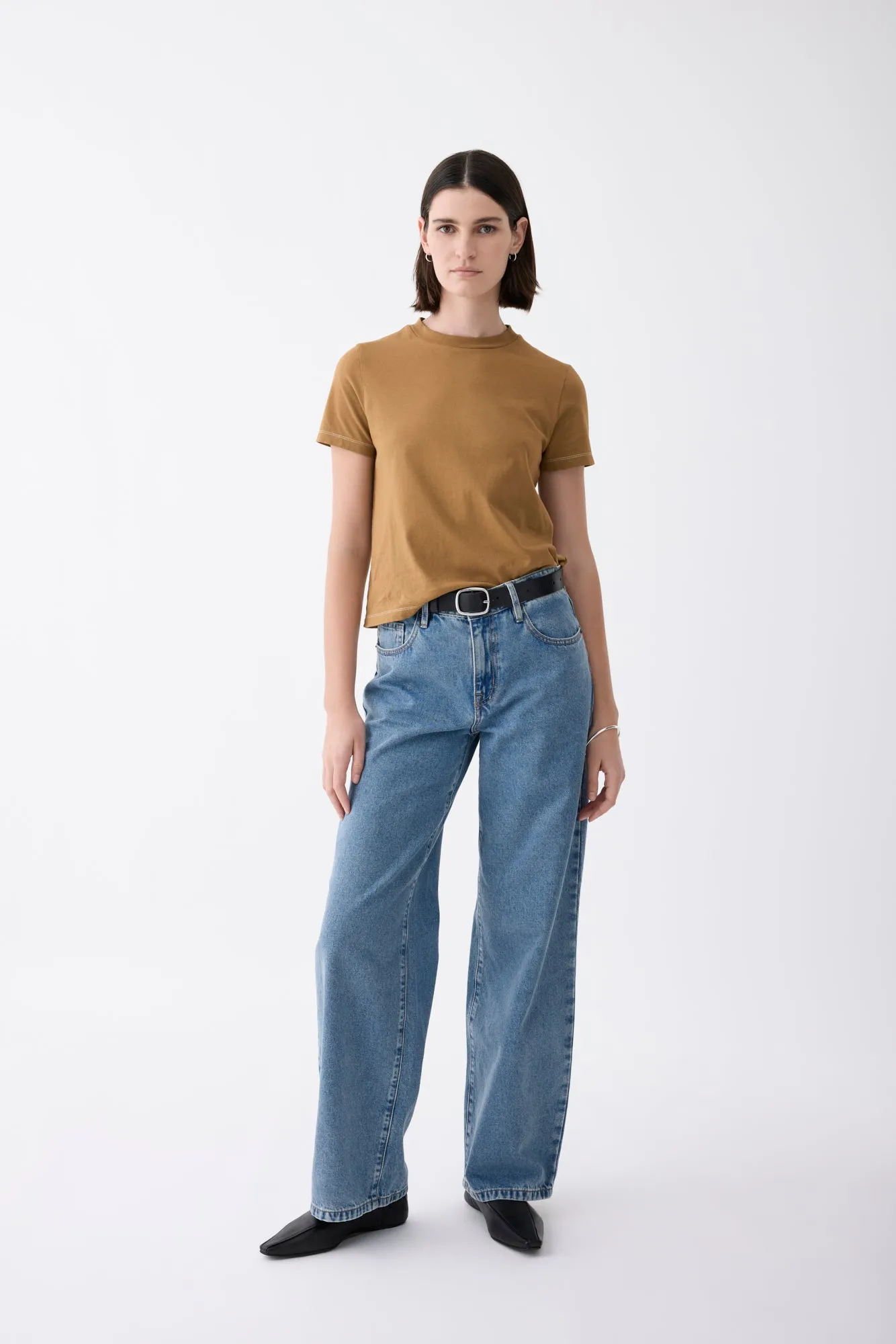 Avril Mid Slouchy Wide Jean - Heirloom sold by Social Studies Shop