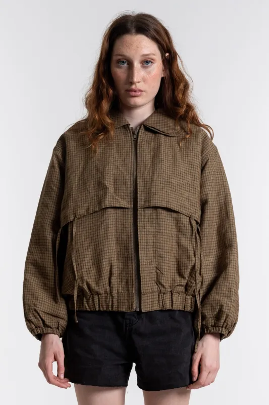 Double Layered Jacket - Pine Check sold by Social Studies Shop