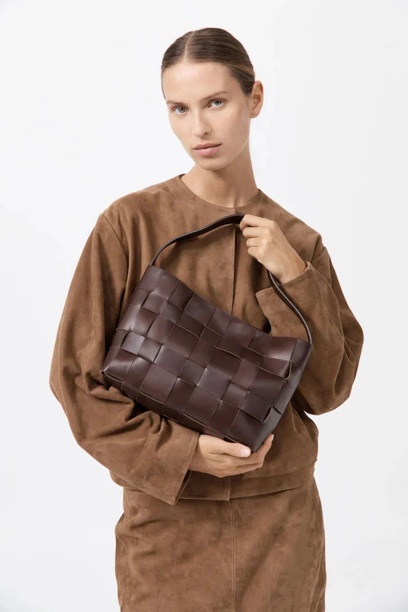 Woven Mini Tote - Chocolate sold by Social Studies Shop product image thumbnail 4