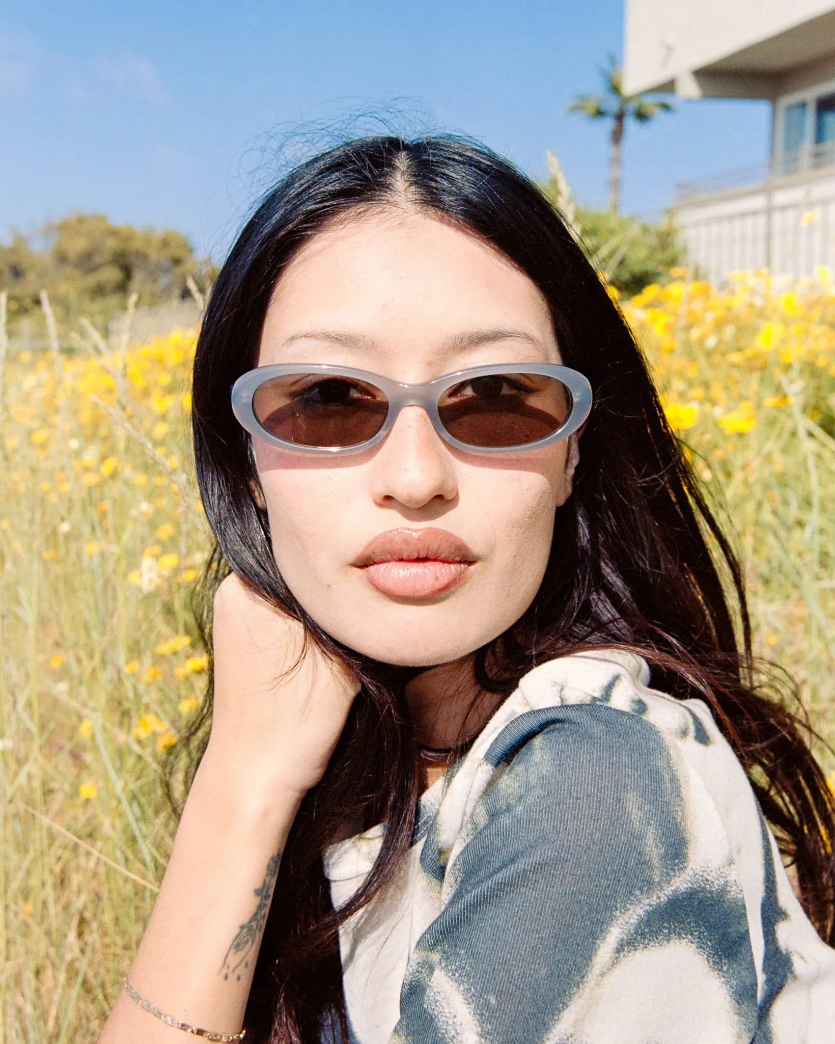 The Luv Buzz - Stone Blue Frame & Haze Lens sold by Social Studies Shop product image thumbnail 5