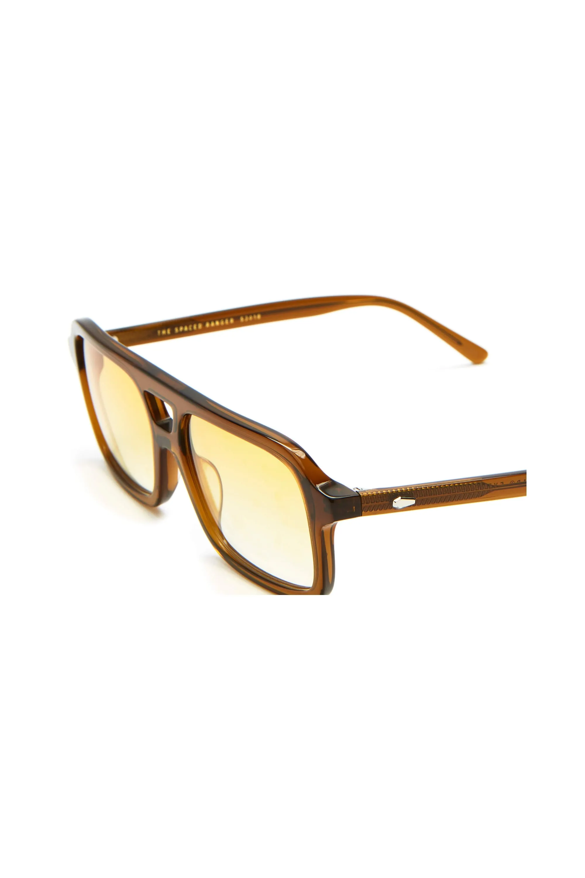 The Spaced Ranger - Crystal Hemp Frame & Gold Gradient Lens sold by Social Studies Shop product image thumbnail 3
