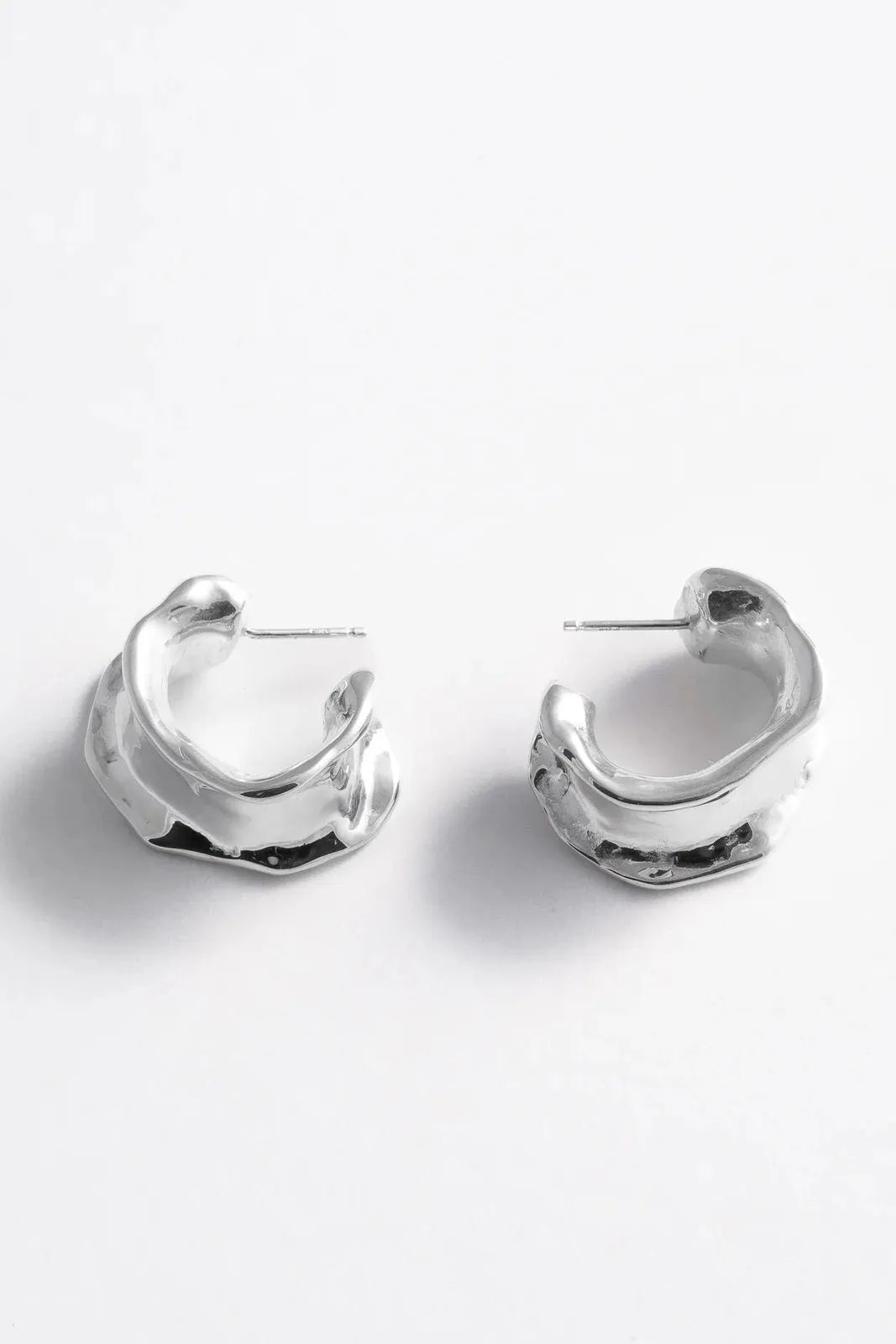 Calamari Hoops - Sterling Silver sold by Social Studies Shop product image thumbnail 2