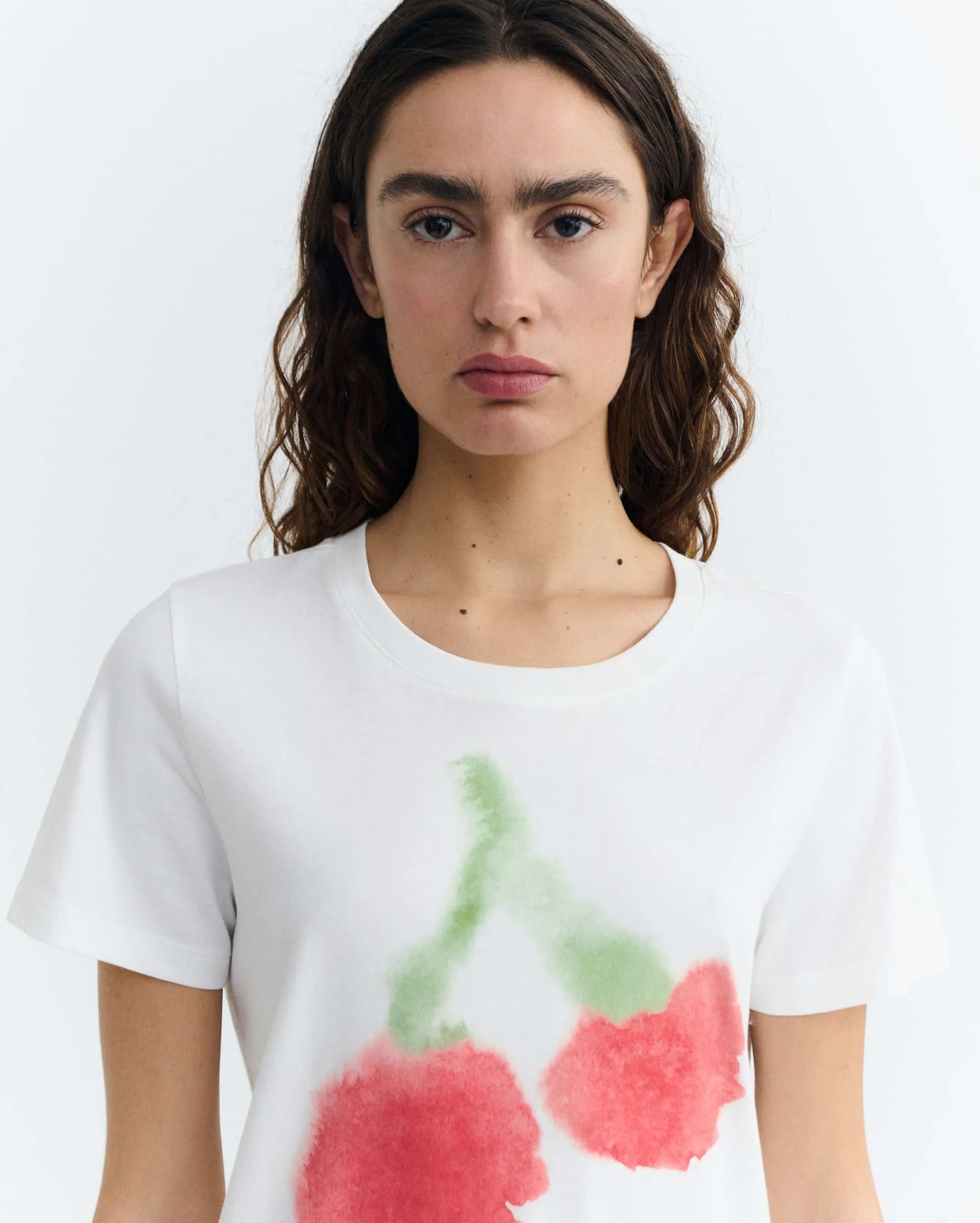 Blurry Cherry Ida Tee - White sold by Social Studies Shop product image thumbnail 4