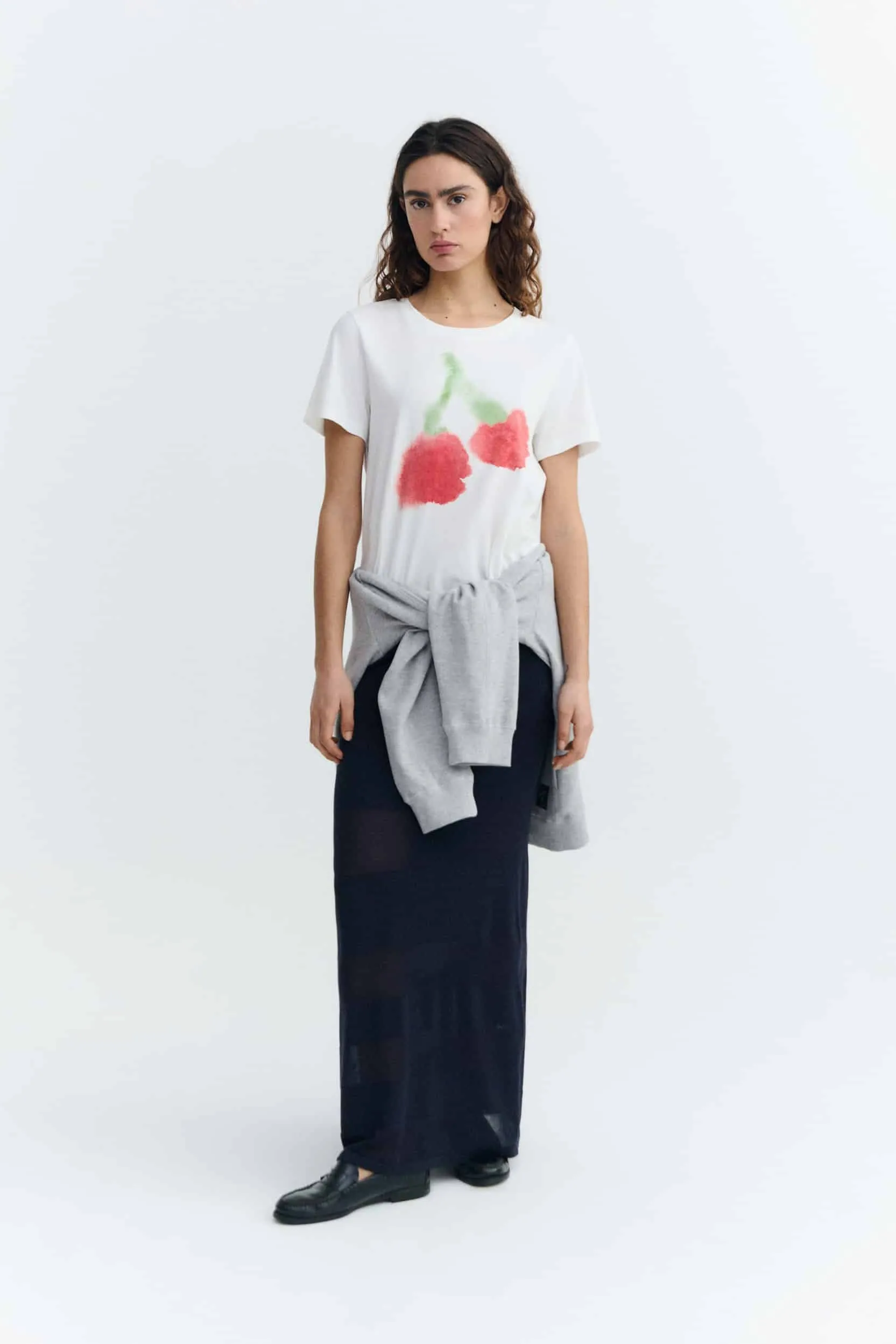 Blurry Cherry Ida Tee - White sold by Social Studies Shop product image thumbnail 2