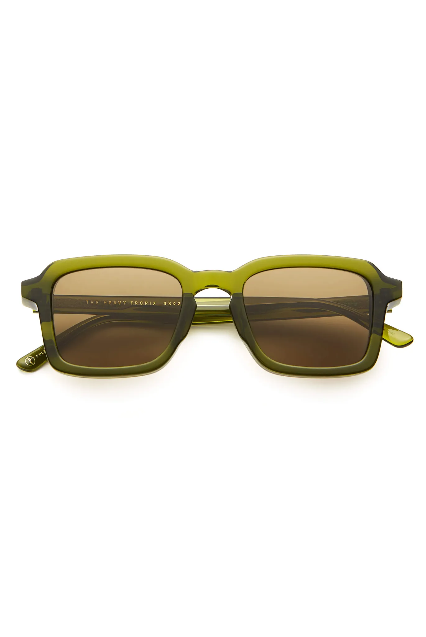 The Heavy Tropix - Crystal Olive Frame & Polarized Bronze Lens sold by Social Studies Shop