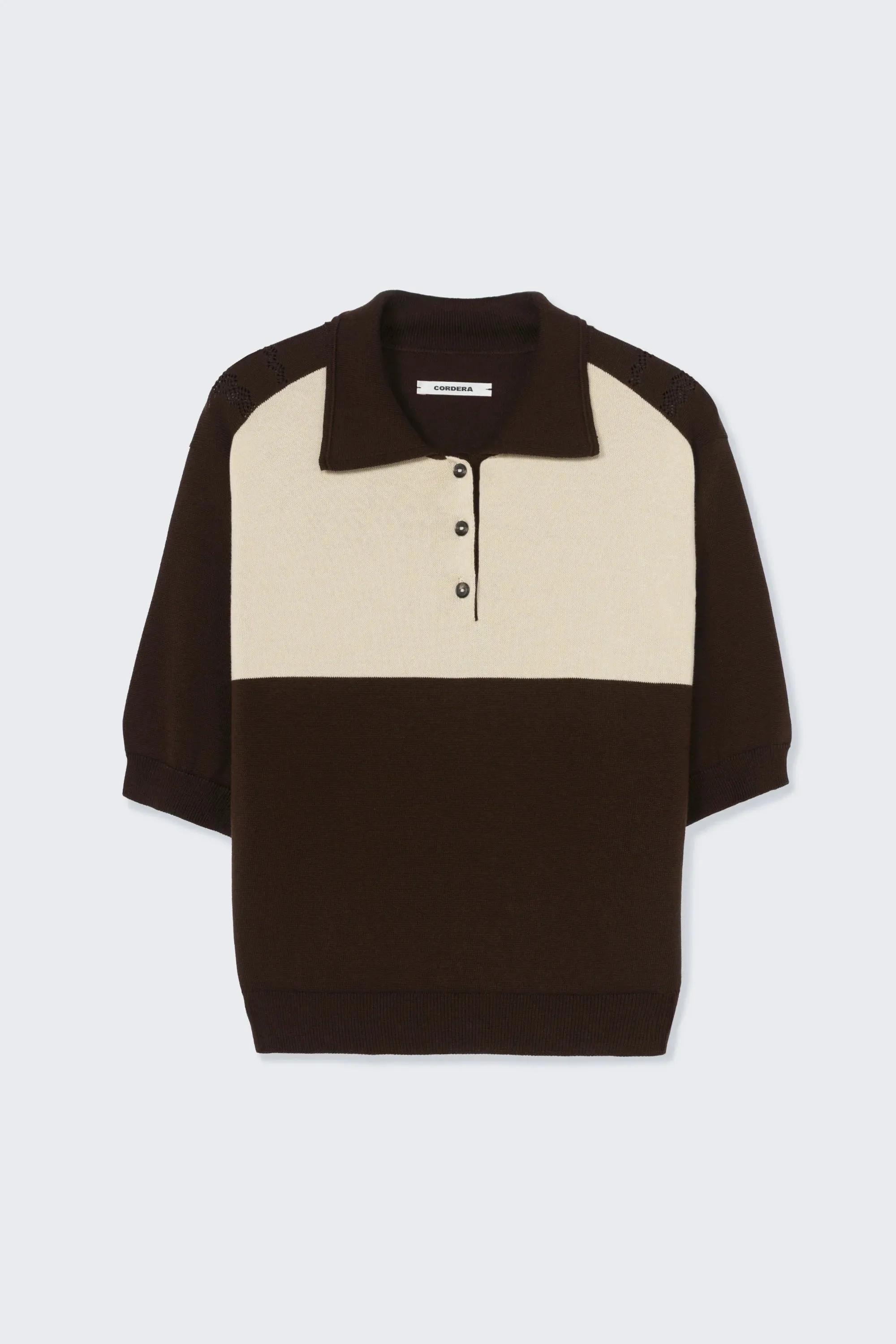 Colorblock Polo - Brown sold by Social Studies Shop product image thumbnail 4