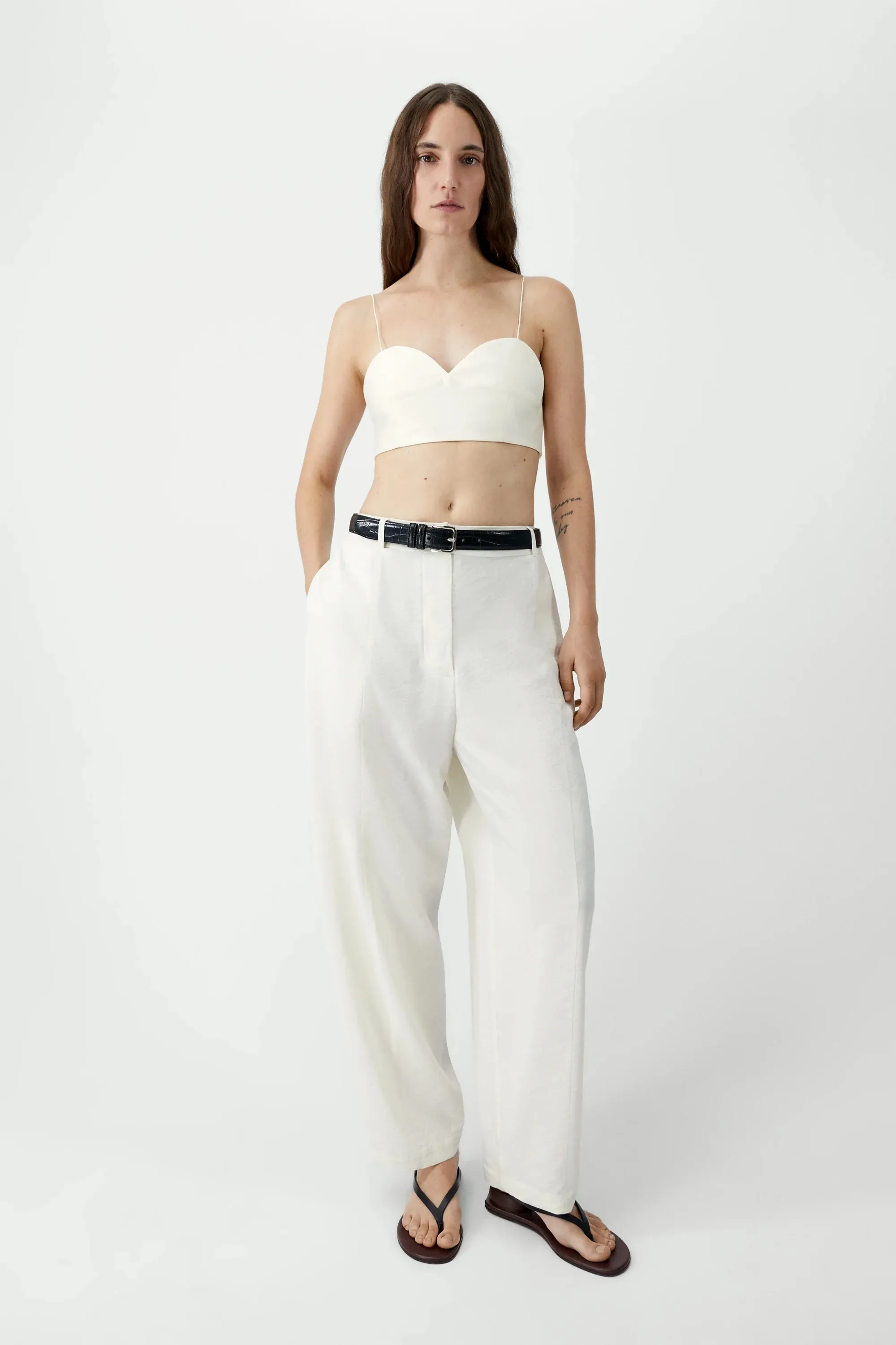 Heart Shaped Bralette - Marfil sold by Social Studies Shop
