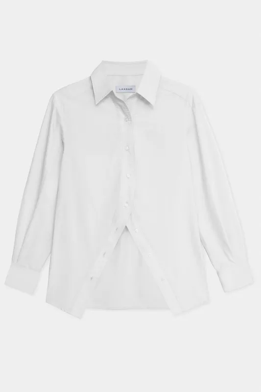 No Boyfriend Shirt - White made by LAAGAM