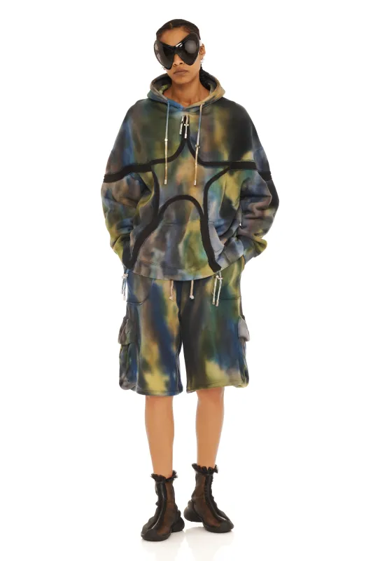 Star Hoodie - Aurora made by Collina Strada