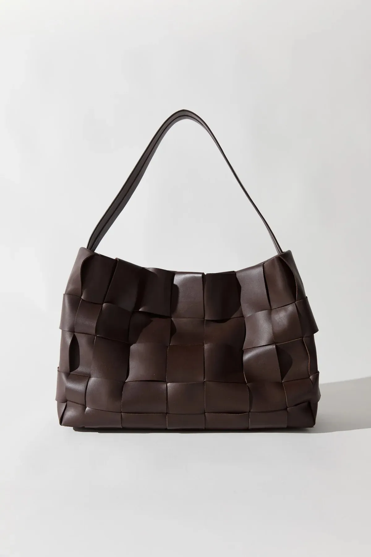 Woven Large Tote - Chocolate sold by Social Studies Shop product image thumbnail 2