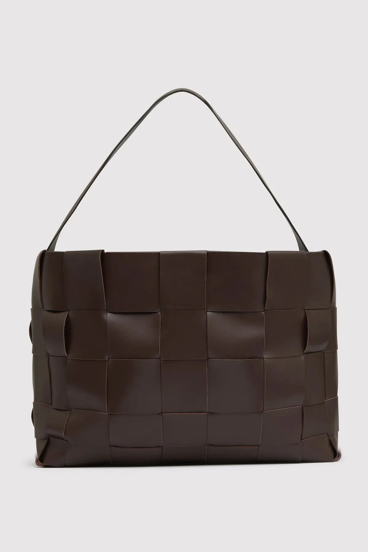 Woven Large Tote - Chocolate sold by Social Studies Shop product image thumbnail 4