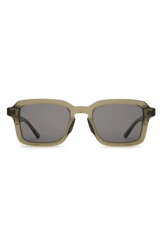 The Heavy Tropix - Crystal Earth Frame & Polarized Smoke Lens made by Crap Eyewear