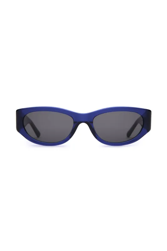 The Funk Punk - Crystal Navy Frame & Grey Lens made by Crap Eyewear