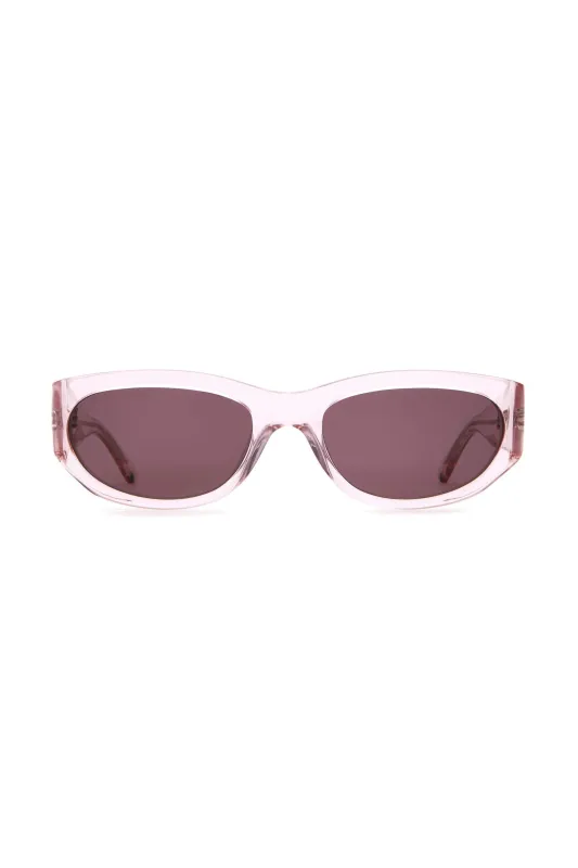 The Funk Punk - Crystal Rose Frame & Plum Lens made by Crap Eyewear