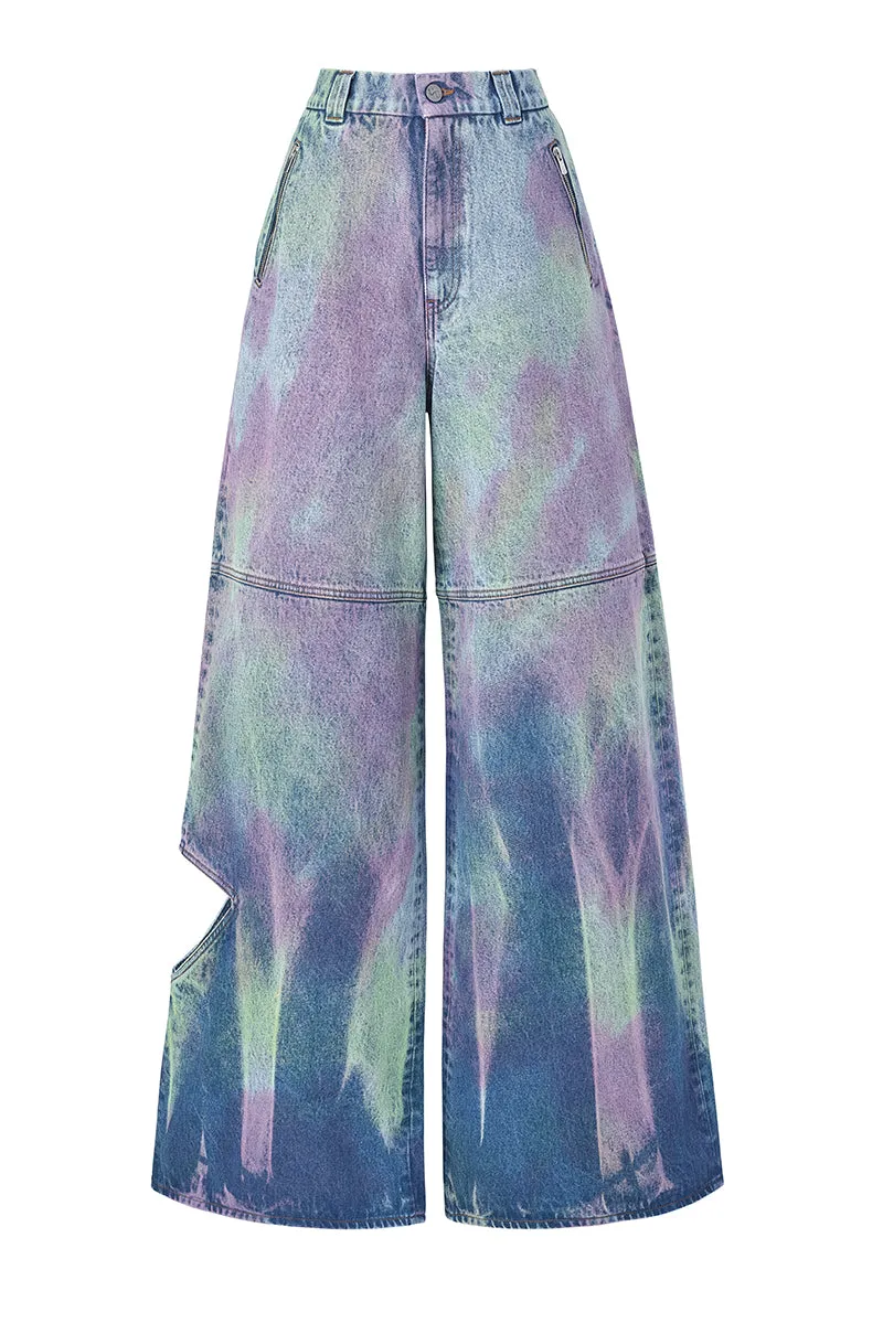 Lani Wide Leg Trouser (TIE DYE) sold by Folklore Shop
