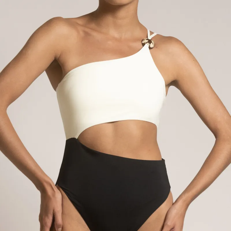 O320 ALEXANDRA ONE PIECE BLACK sold by Folklore Shop