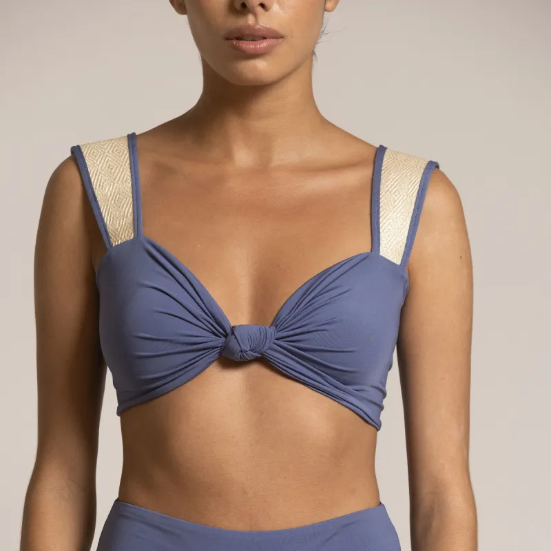 T123 MIRIAM TOP LAVENDER sold by Folklore Shop