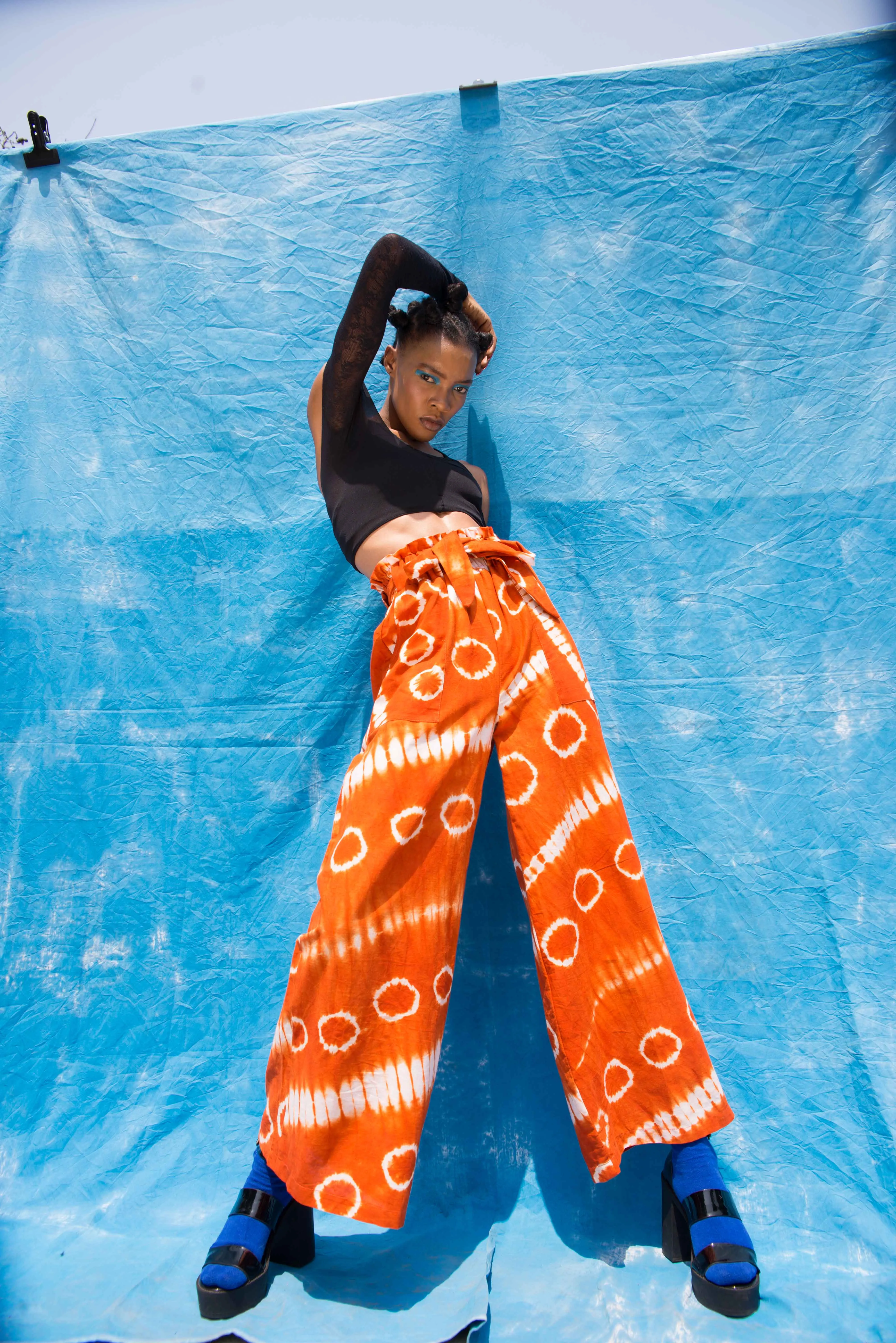 VOLTA PANTS | TANGERINE sold by Folklore Shop product image thumbnail 2