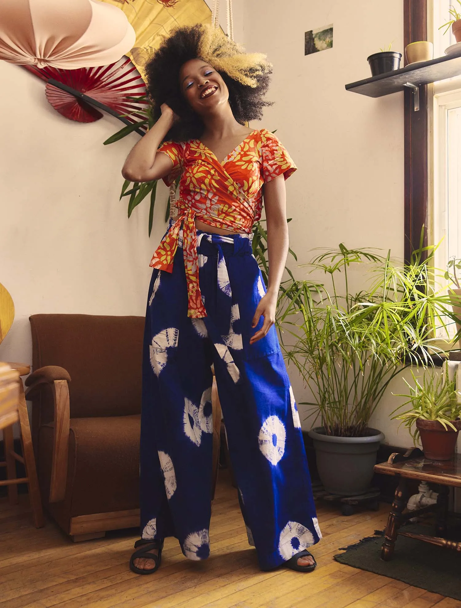 VOLTA PANTS | INDIGO sold by Folklore Shop product image thumbnail 2