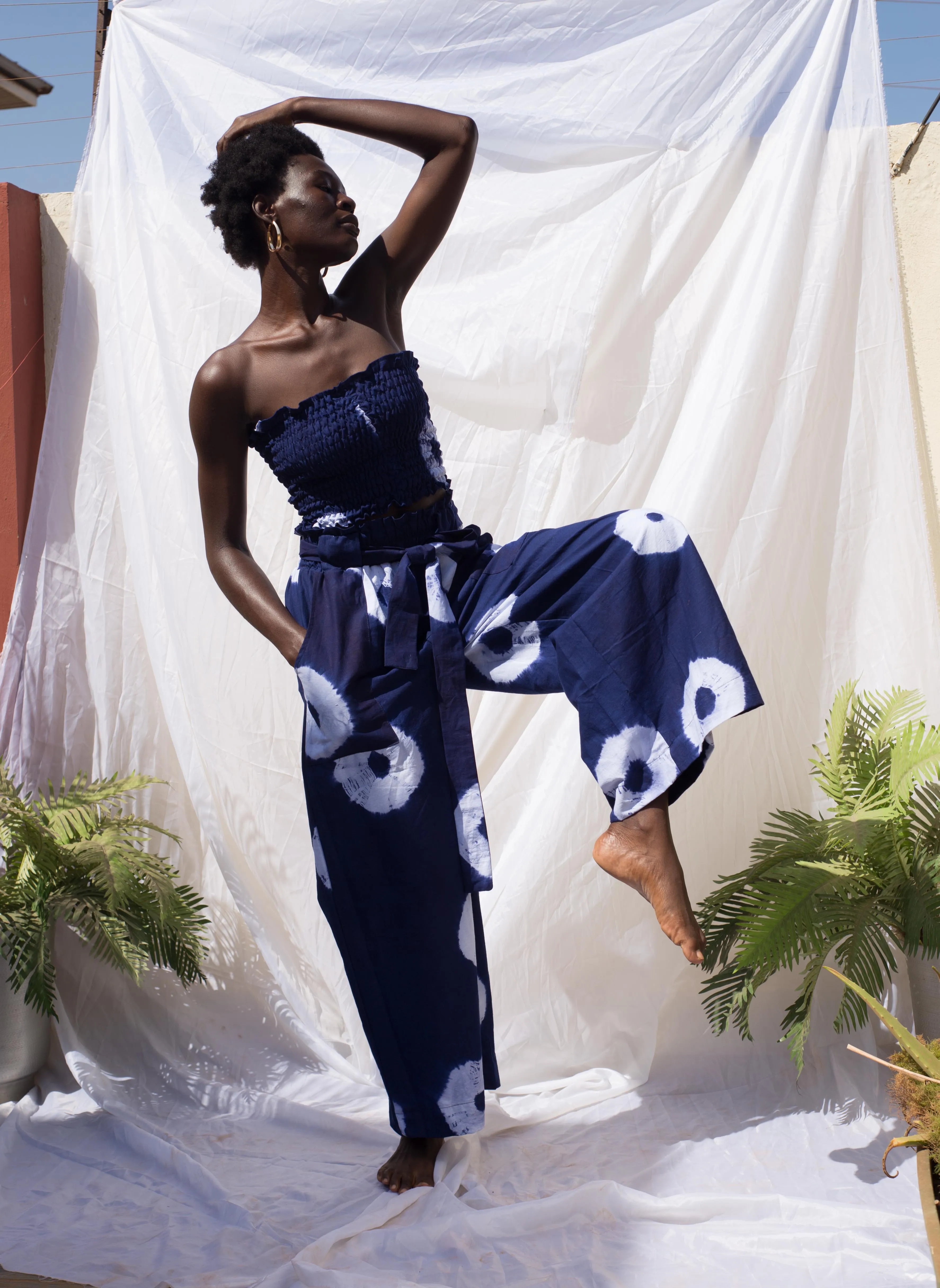 VOLTA PANTS | INDIGO sold by Folklore Shop product image thumbnail 3