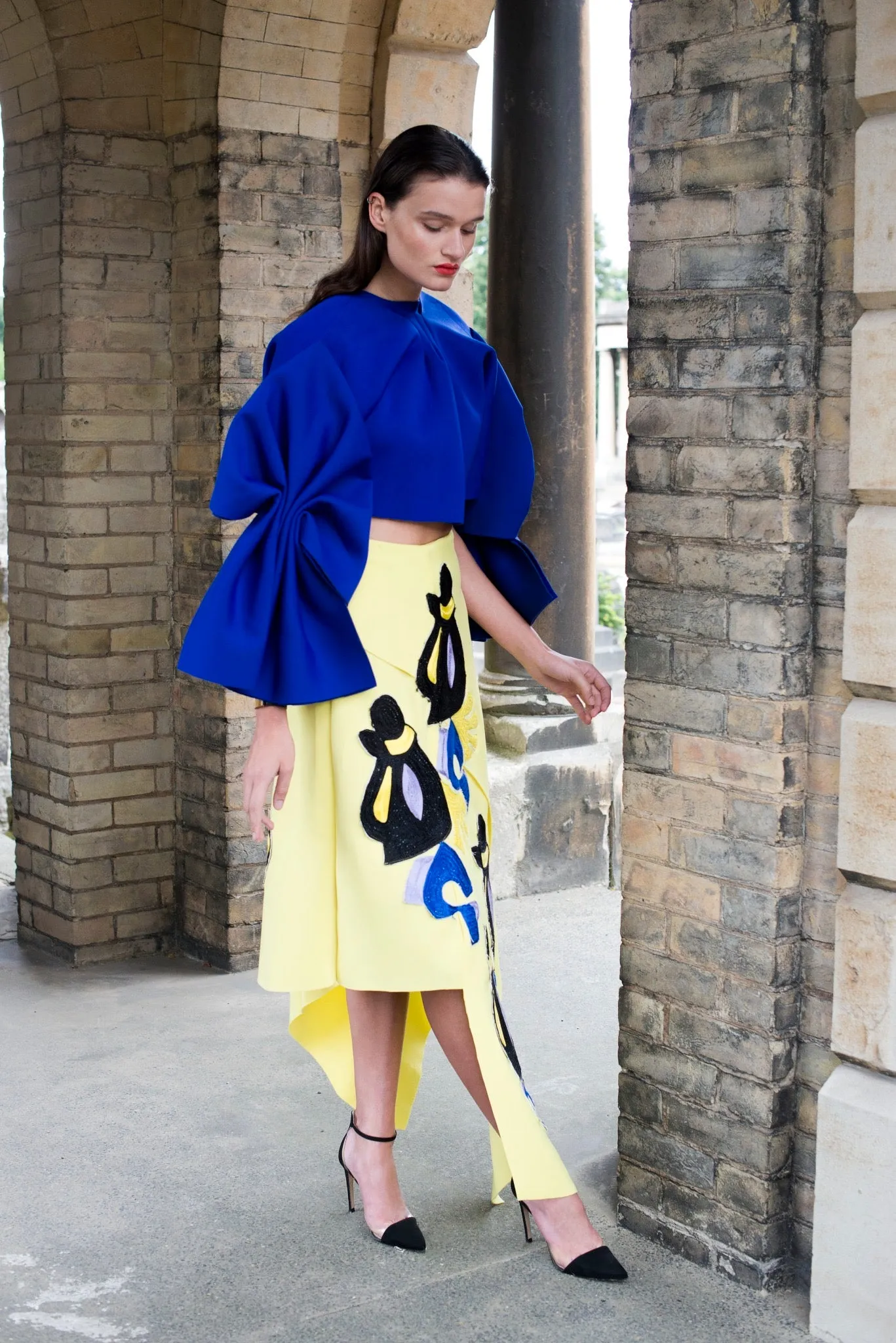 Bow Sleeve top sold by Folklore Shop