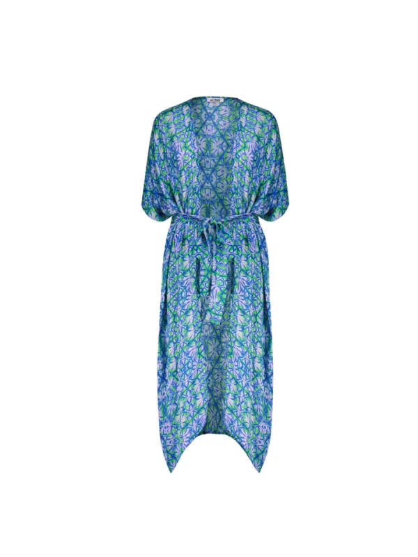 Akila Kimono Wrap Dress - Octavia Majorelle sold by Folklore Shop