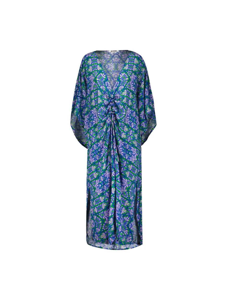 Obaatan Kaftan+Maxi Dress - Octavia Majorelle (Bamboo Rayon) sold by Folklore Shop