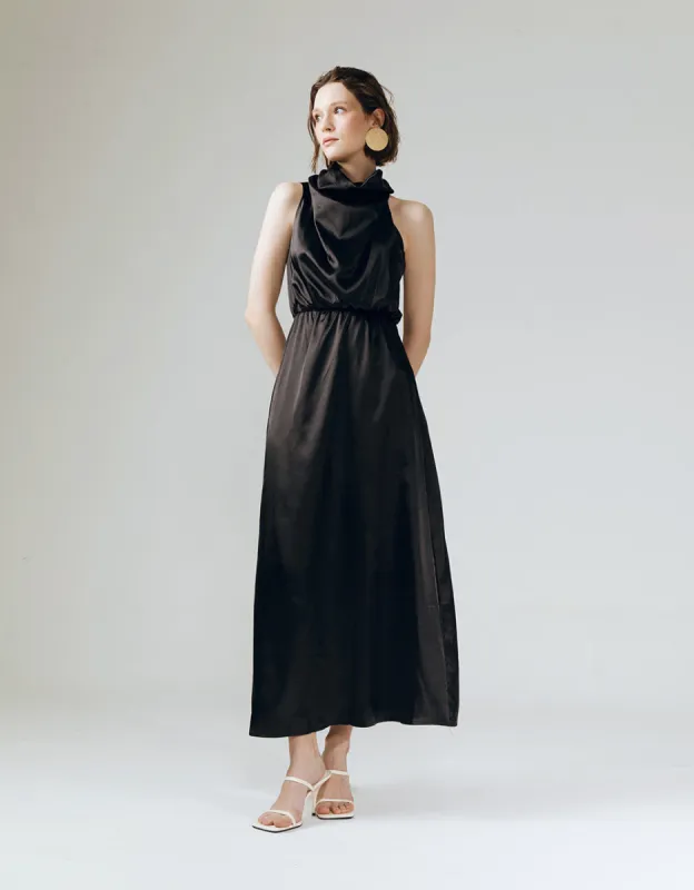 AMELIA RUFFLE NECK DRESS sold by Folklore Shop