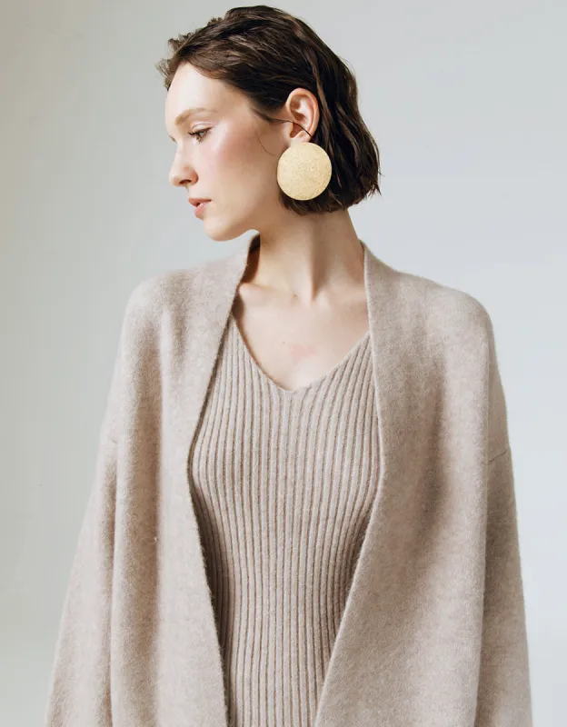 SOFT BEIGE KNIT SET sold by Folklore Shop