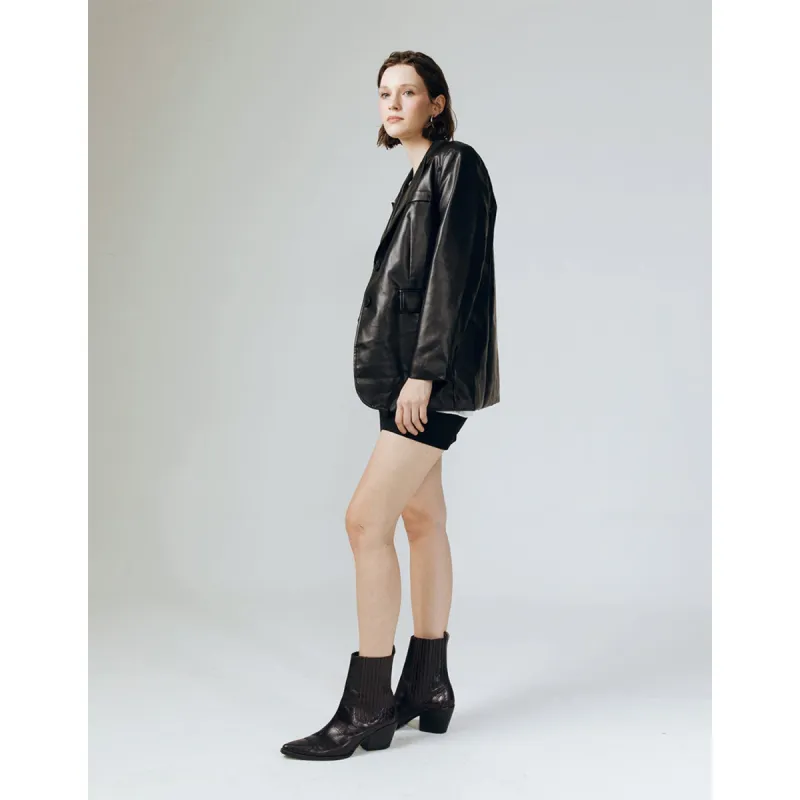 CLASSIC LEATHER BLAZER sold by Folklore Shop