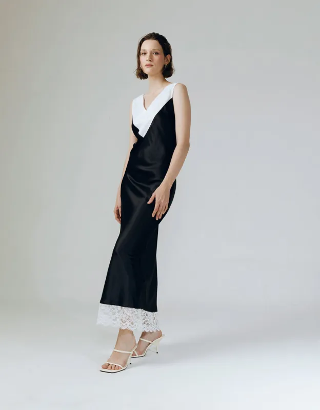 GRACE LACE SILK  MAXI DRESS sold by Folklore Shop