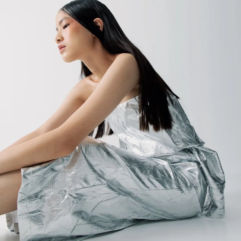 MESH SILVER SKIRT sold by Folklore Shop