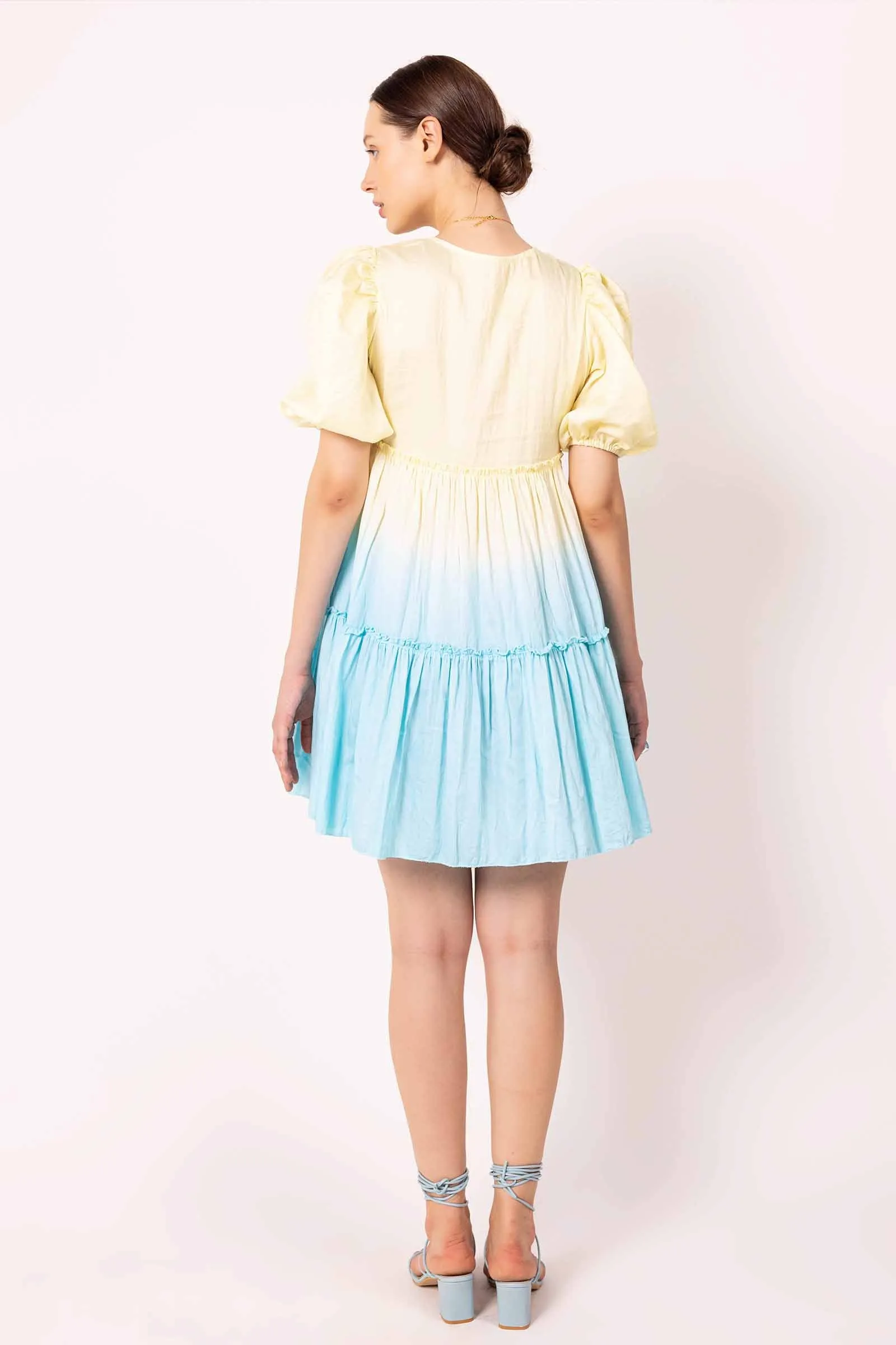 IRIS SHADED MINI TIER DRESS sold by Folklore Shop product image thumbnail 4