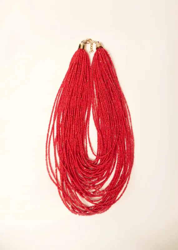 Coral Multi-Necklace sold by Folklore Shop
