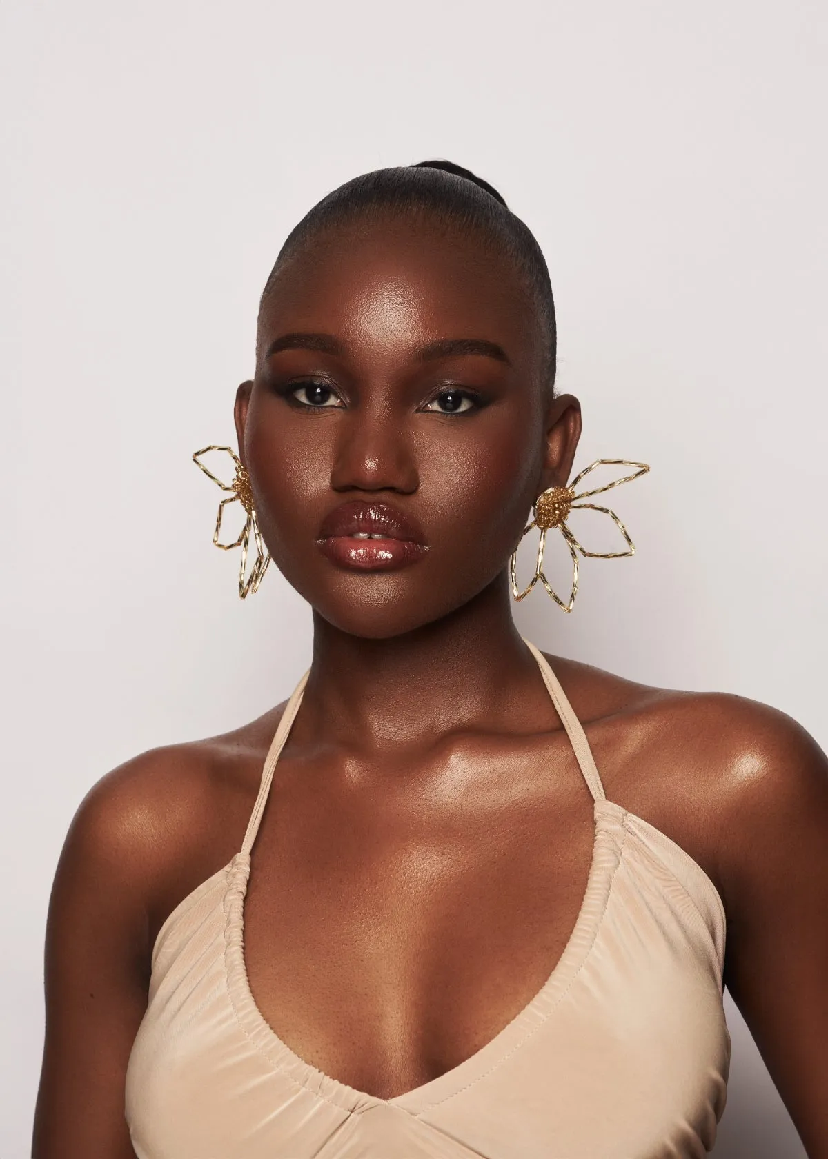 Gold Wing Earrings sold by Folklore Shop product image thumbnail 2